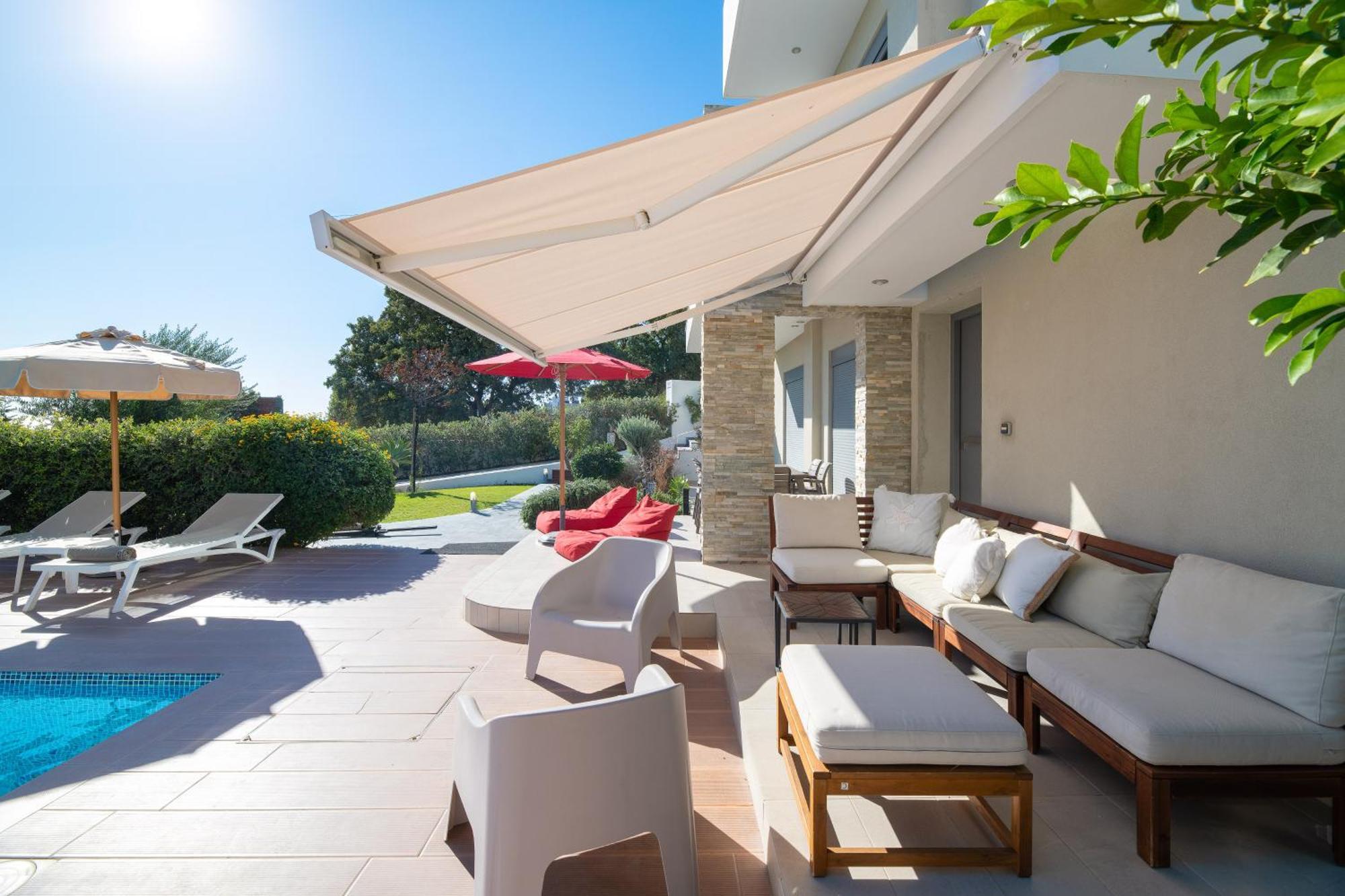 Terpsis Pool Villa Asgourou 외부 사진